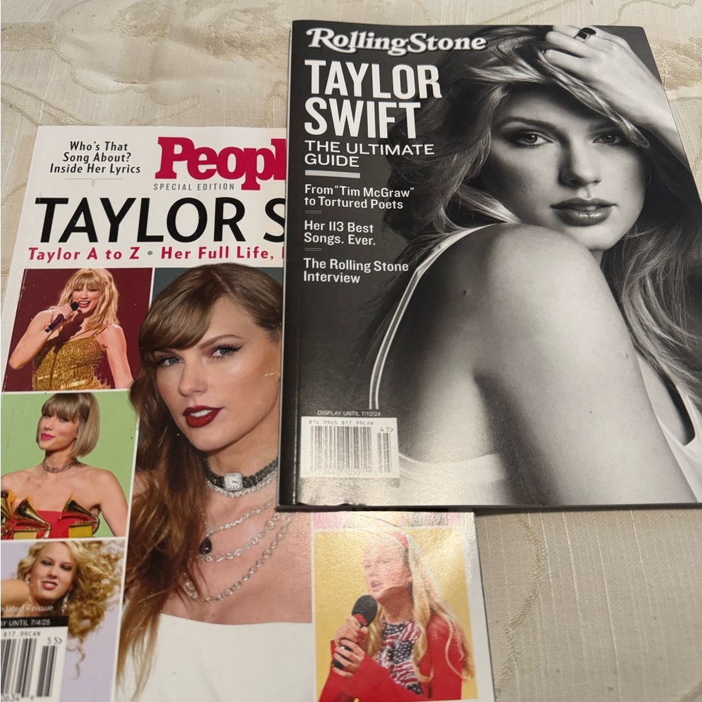 The Rolling Stones Black and White Taylor Swift Magazine